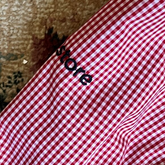 DISNEY Store Red & White Gingham Button-Down - Iconic Employee Design - Picture 6 of 12